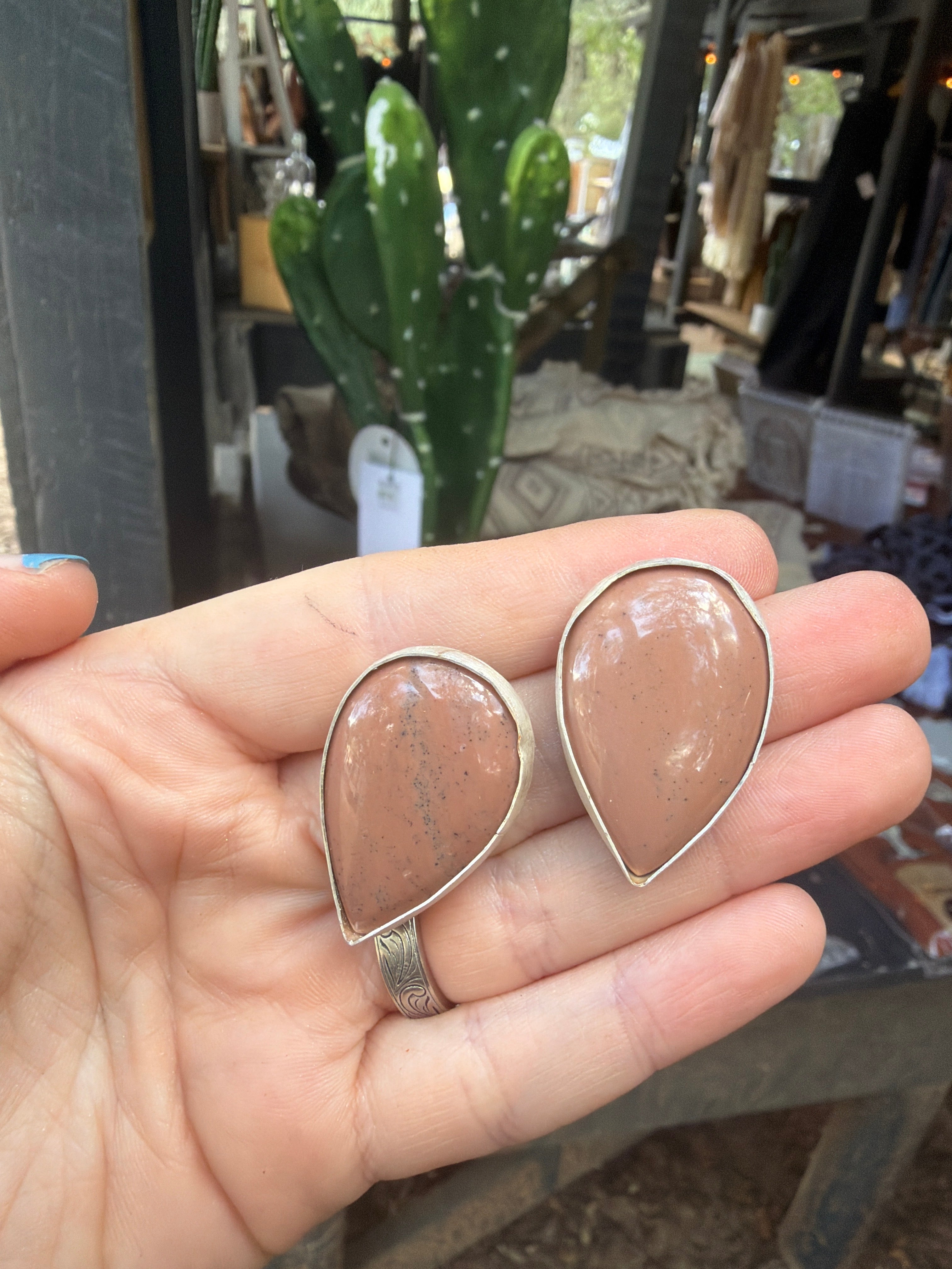 Blush Sterling Silver earring